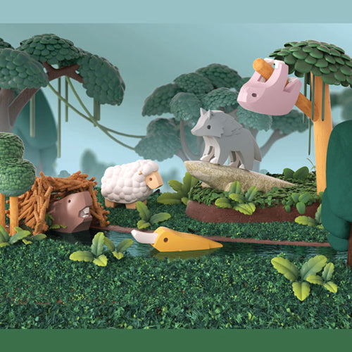 Halftoys World Set – Forest