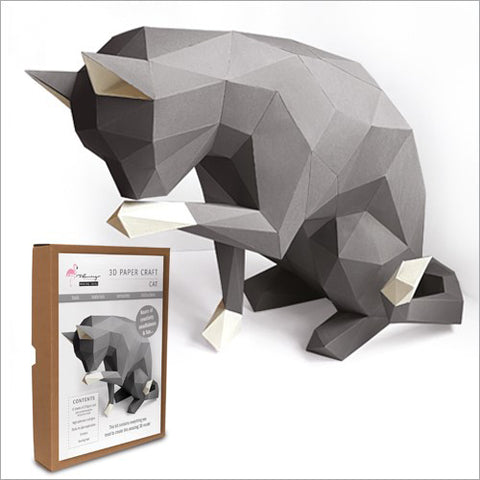 Cat Papercraft Kit