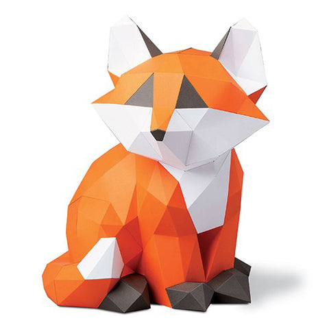 Baby Fox Papercraft Kit