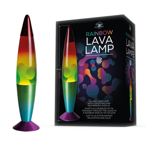 40cm Rainbow Lava Lamp