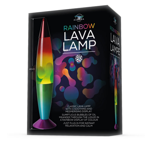 40cm Rainbow Lava Lamp